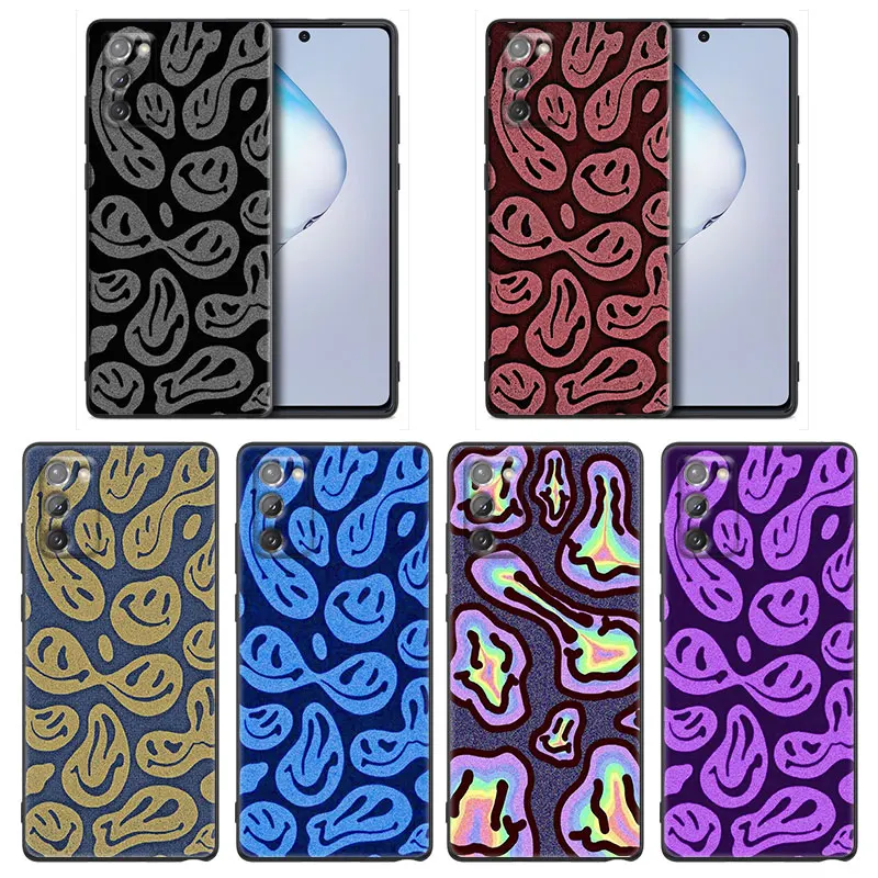 

Cute Funny Trippy Smiley Face Phone Case Samsung Galaxy M62 M52 M51 M33 M32 M31 M30s M23 M22 M21 M12 M11 F62 F52 F42 F41 F23 F22