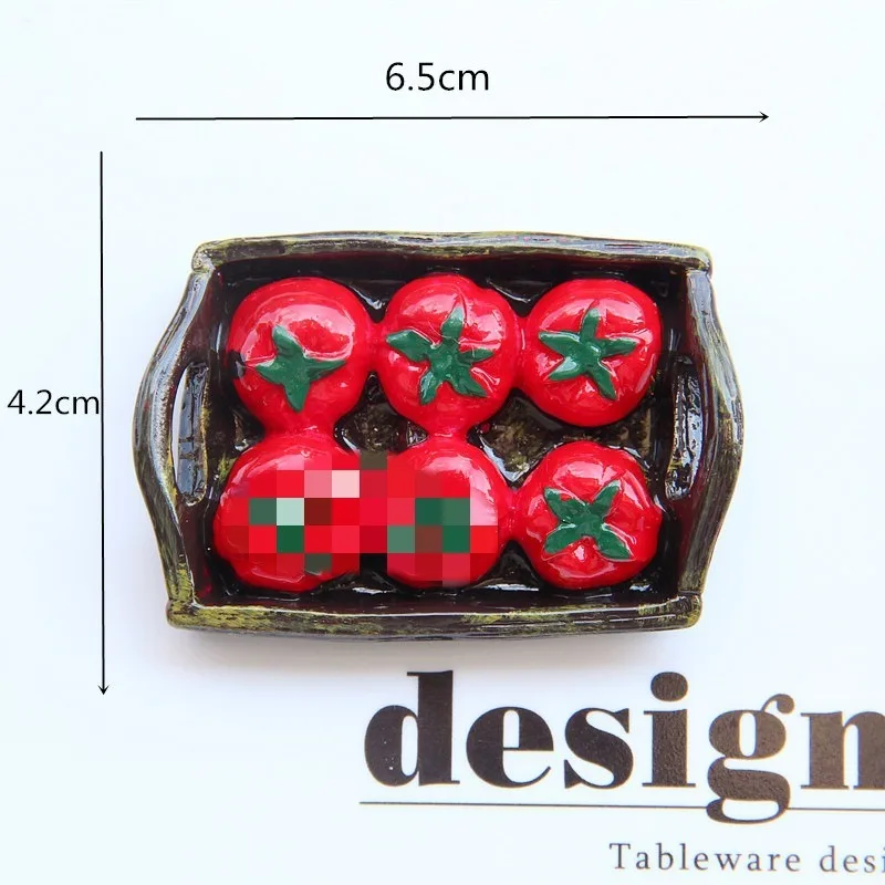 3D магнит на холодильник для украшения творческой еды пиццы хлеба попкорна