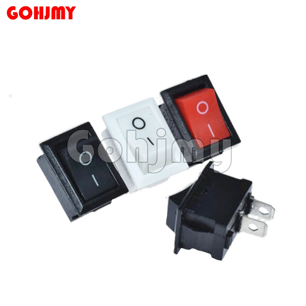 10 шт., 2-контактный переключатель питания KCD1 15*21 мм, 15*21 мм