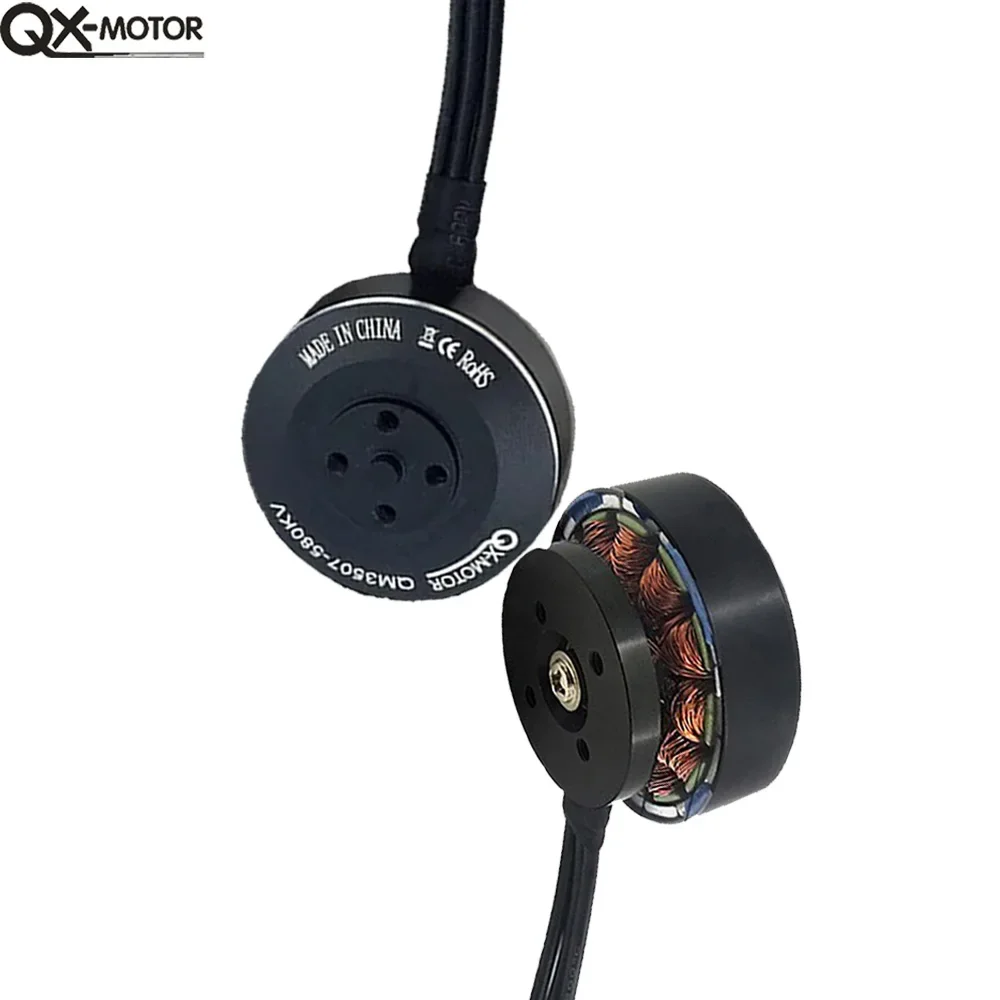 Бесщеточный двигатель QM3507 с 40a esc 380KV 580KV 680KV 3507 3508 для радиоуправляемого