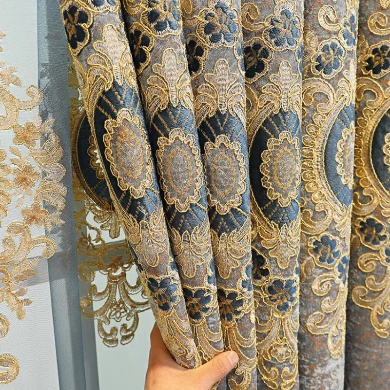 

Шторы BUY YEAR синие из полиэстера