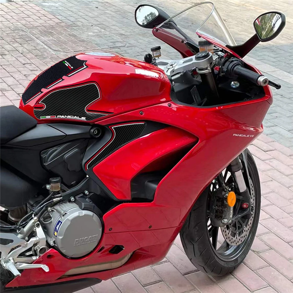 Крышка топливного бака мотоцикла наклейка противоскользящая тяговая для Ducati