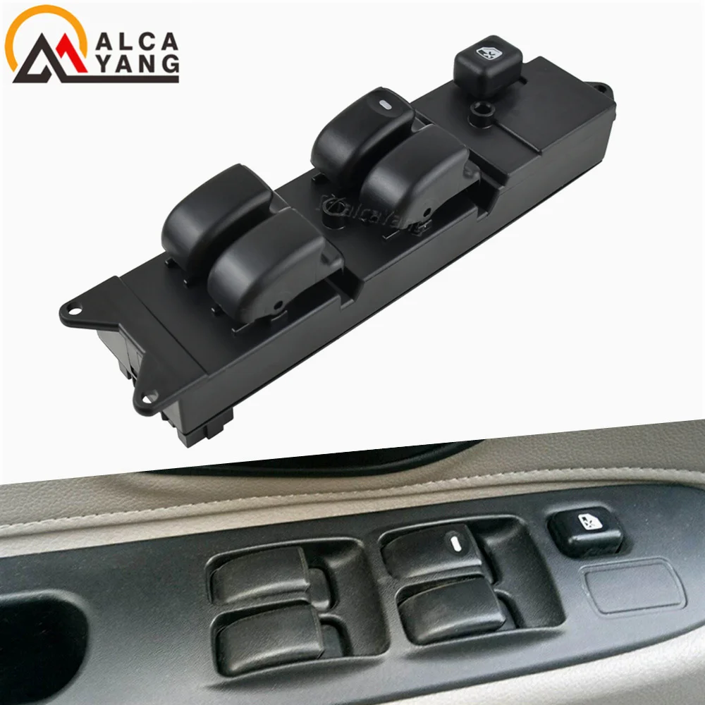 Malcayang Front Door Power Window Driver Side Switch For Mitsubishi Triton L200 K62T K74T LHD MR732119