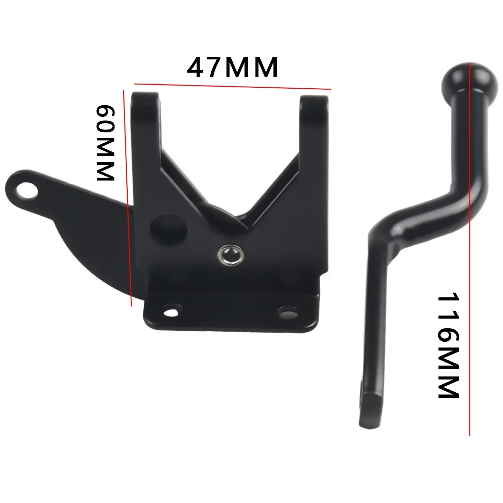 Болт Дверная защелка Обустройство дома Блокировка Черный шкаф Углеродистая
