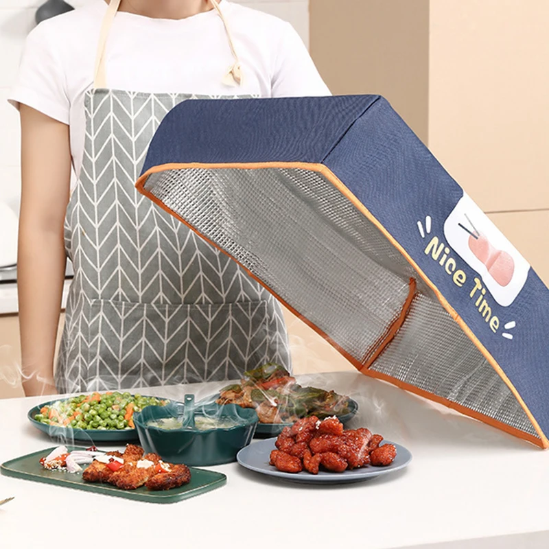 

Kitchen Insulation Aluminum Foil Food Cover Folded Anti Fly Mosquito Cover Folded Mesh Food Cover Anti Fly Mosquito Umbrella