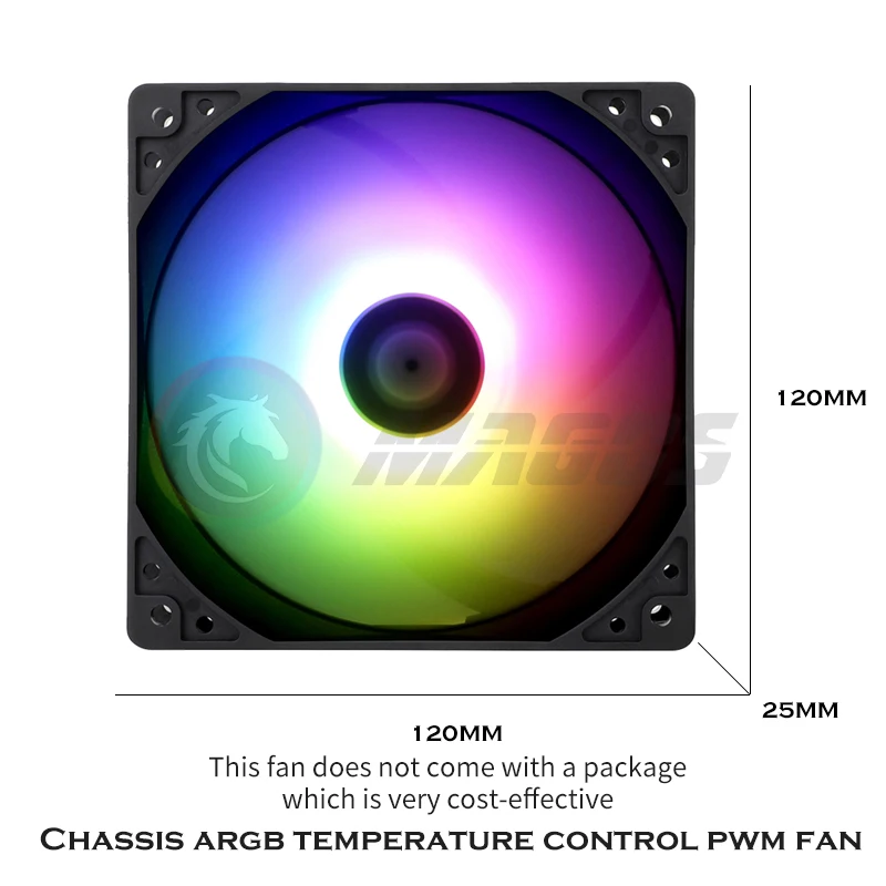 Охлаждающий Вентилятор Thermalright 120 Мм Умный ШИМ Бесшумная Работа 1550 Об/мин ± 10% С