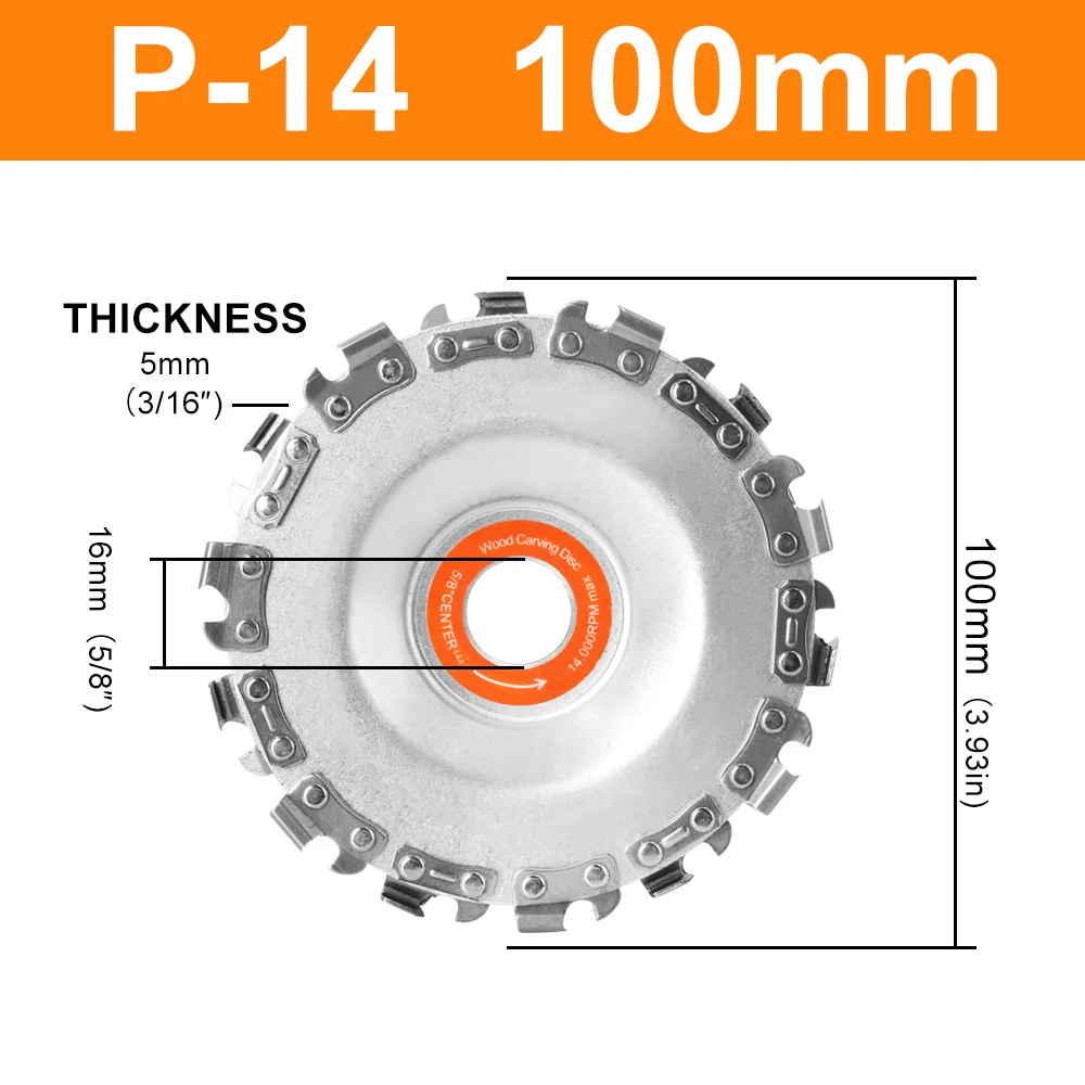 

Цепной диск для резьбы по дереву XMSJ 5 дюймов