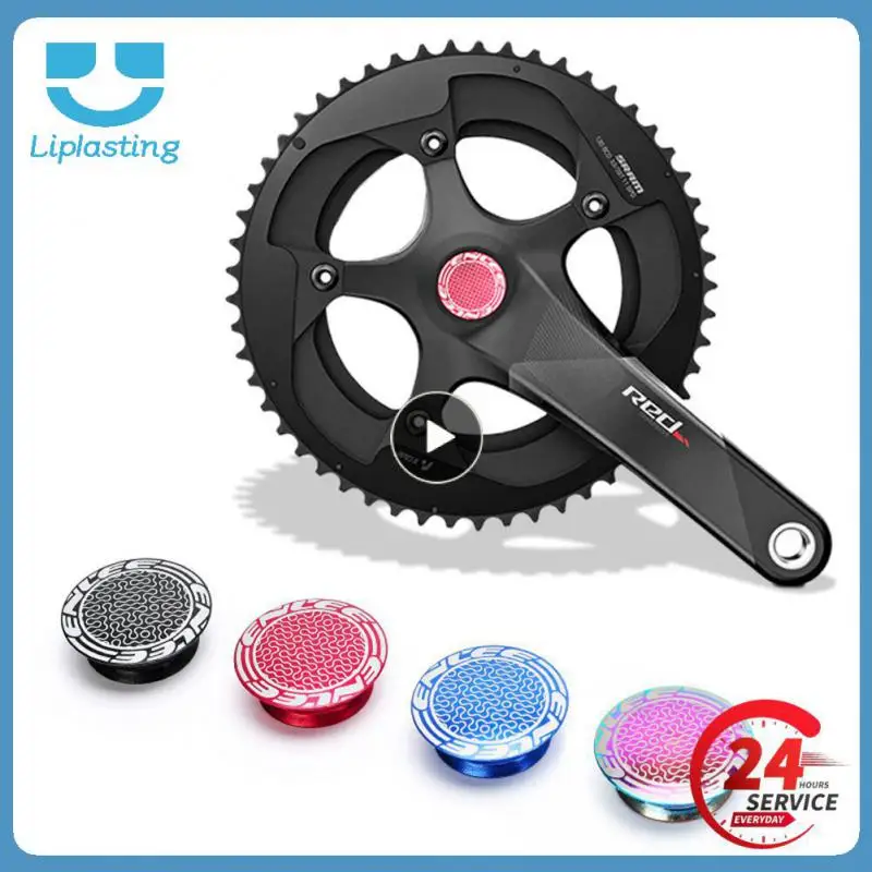 1~10PCS Bike Crank-Arm Cover Bicycle XT Hollw Crankset Screw Cap Aluminum Alloy Hollow One-piece Crankset Crank Dust Cover