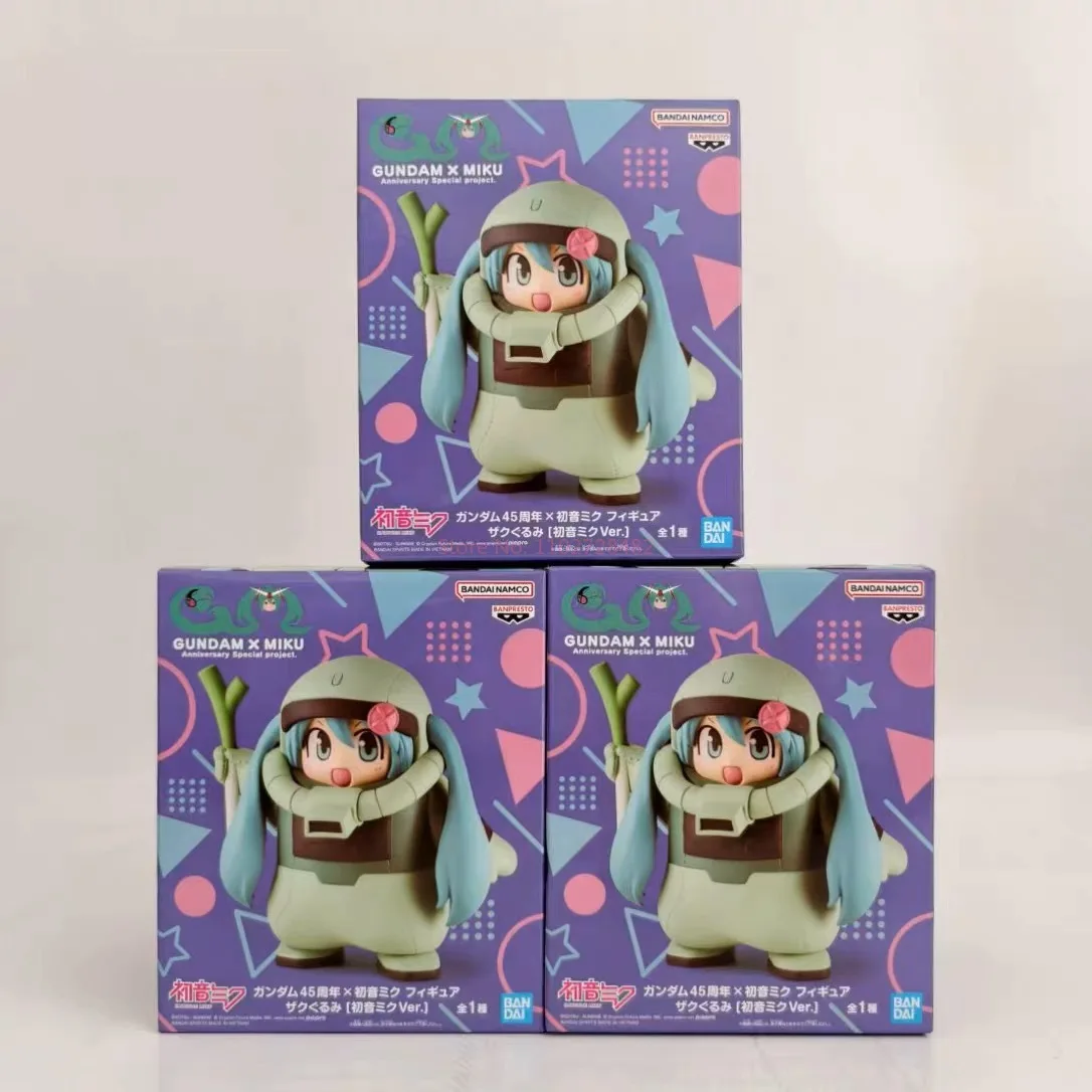 Оригинальная фигурка Bandai Banpresto Bandai Hatsune Miku в честь 45-летия: Zaku, аниме-фигурка, модель игрушки, коллекции, подарки, игрушки (art.: 3920d2eea9aba) - 3920d2eea9aba