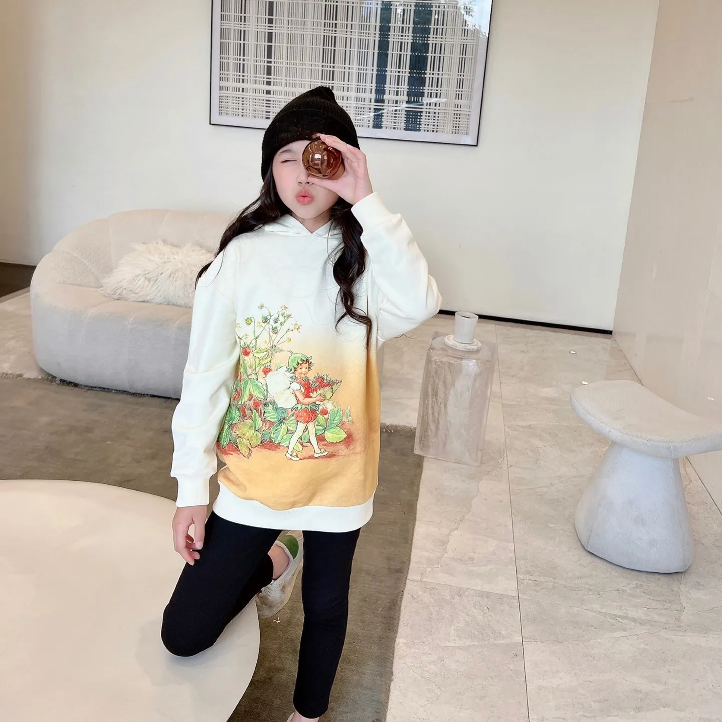 

Pre-sale Autumn Winter printed hoodie High Quality Patterned Long Sleeve Sweatshirt