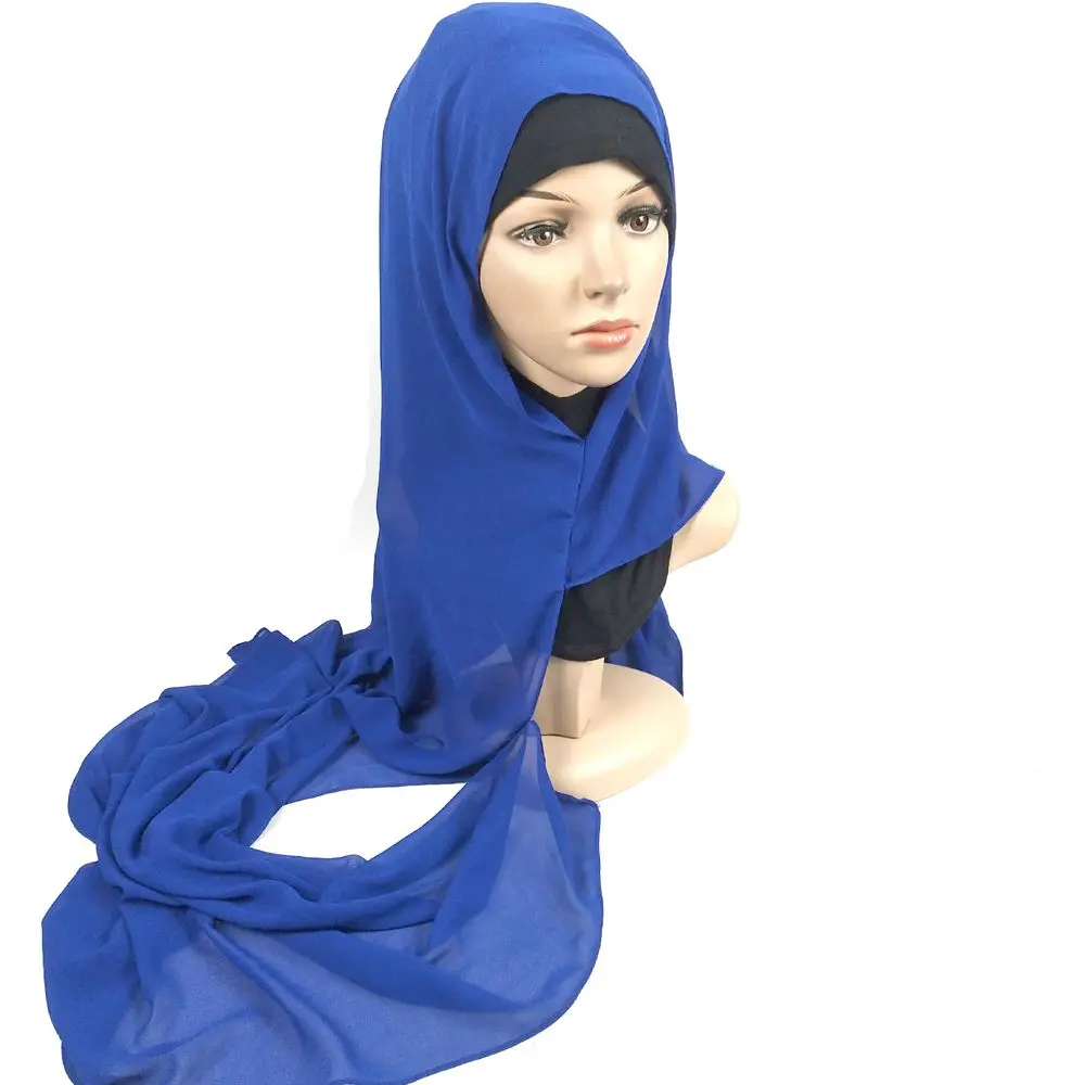 

Headpiece Full Cover Turban Hat Hooded Scarf Bandana Hedging Caps Muslim Turbante Islamic Turban Head Scarf Women's Hijabs