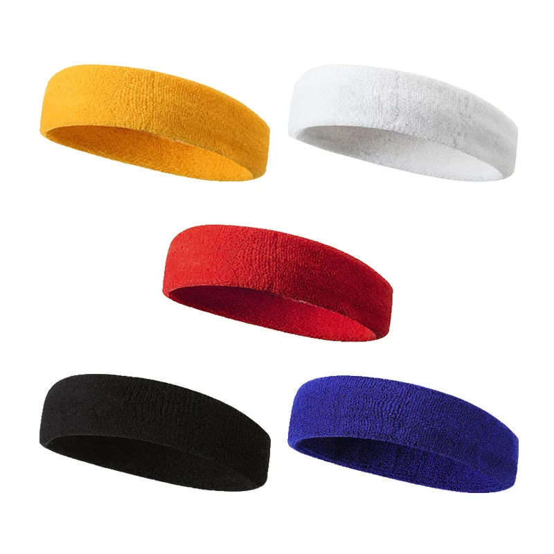 Basketball Yoga anti-perspiration Boys Girls Men Women Headscarf Absorb Sweat Running Head With Badminton Tennis Head Sweat Band