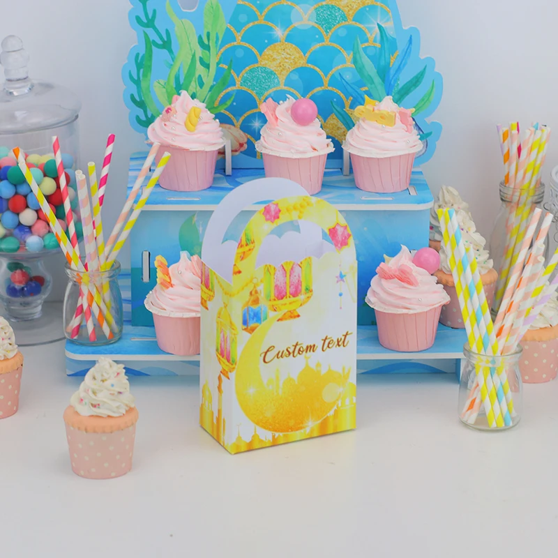 ИД Мубарак персонализированный Подарочный пакет Рамадан кареем мусульманский