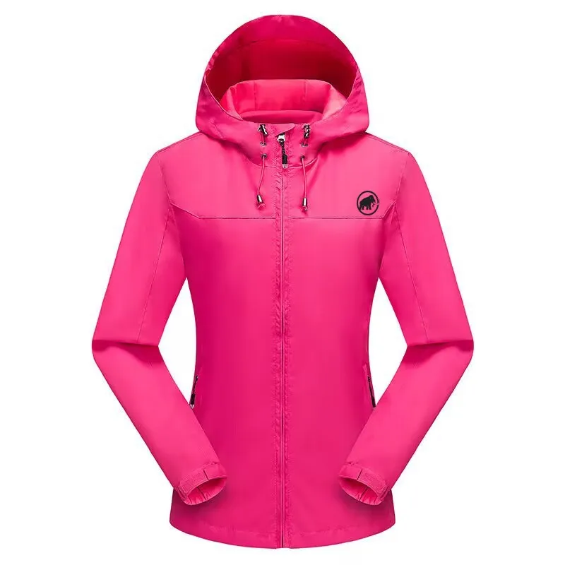 2023 New Women's Thin Jacket Coat Windbreaker Mountaineering Clothing Outdoor Waterproof Charge Coat Female Sports Coat