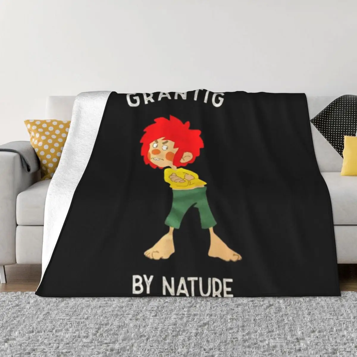 Ультрамягкое Флисовое одеяло Pumuckl Grantig от Nature An