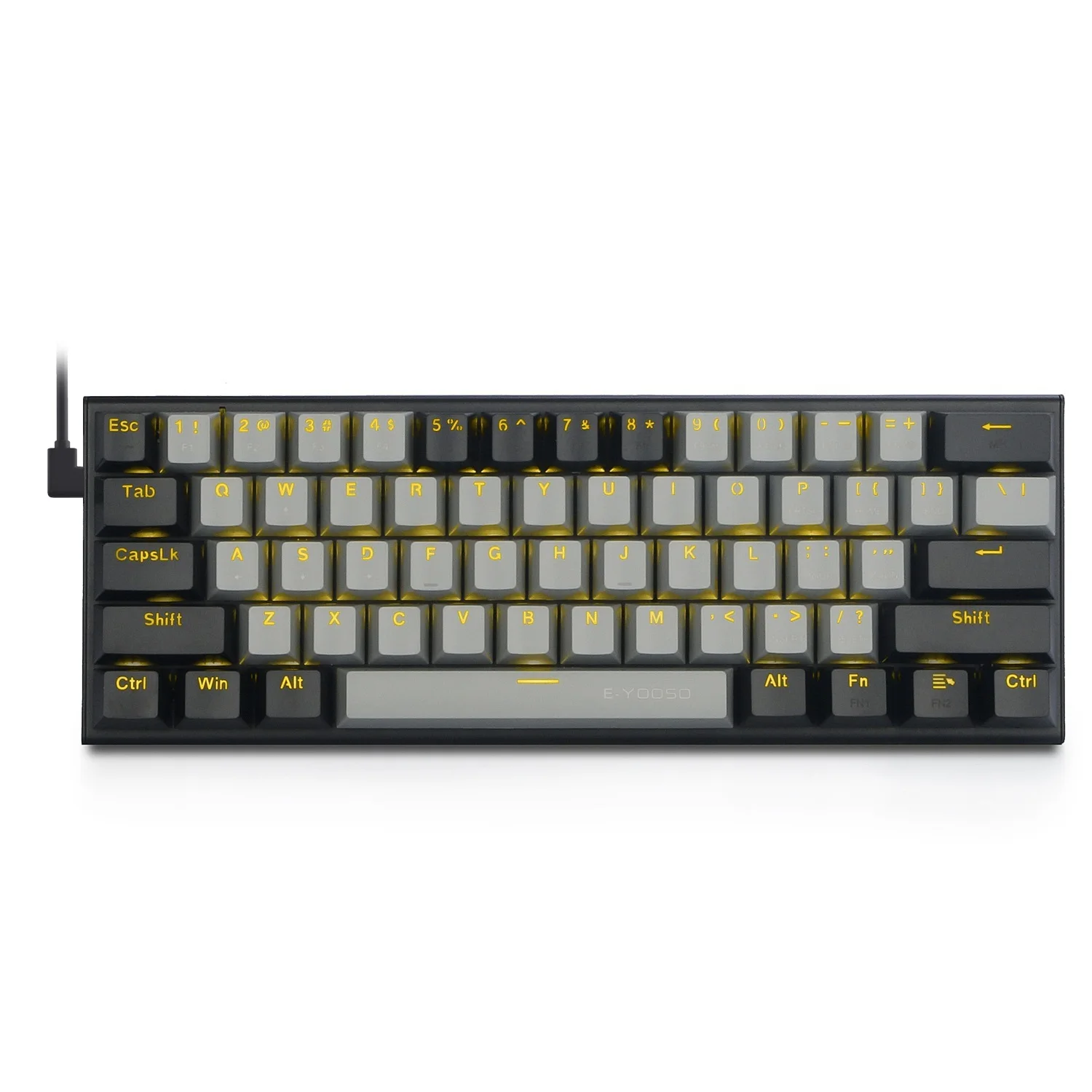 

Z-11 60% Mechanical Keyboard USB Wired LED Backlit Axis Gaming Mechanical Keyboard 61 Key Optical Switches