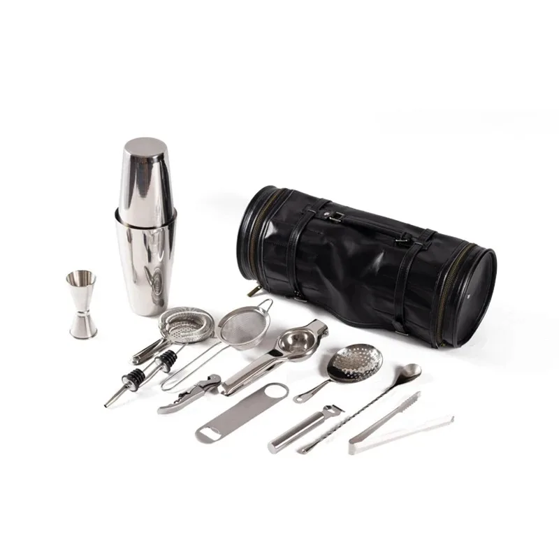 Профессиональный Набор Для Бармена Портативный Инструментов Коктейля Из