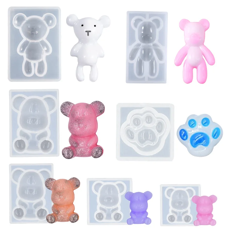

Animal Bear Shape Silicone Mould DIY Handmade Cake Chocolate Decorating Mould Cake Tool Baking Mould