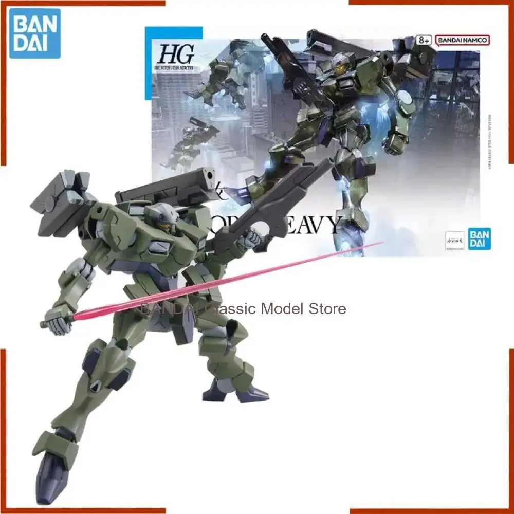 Фото Коллекционная модель Bandai Anime GUNDAM Zowort Heavy HG TWFM 1/144, оригинальная сборная модель, игрушка, фигурка, подарок, украшение для детей №1