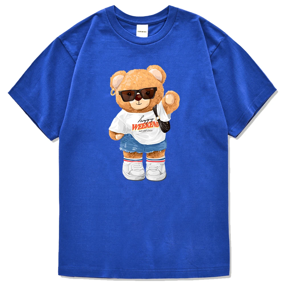 

Футболка мужская универсальная свободного покроя с принтом «Молодая Медведь»