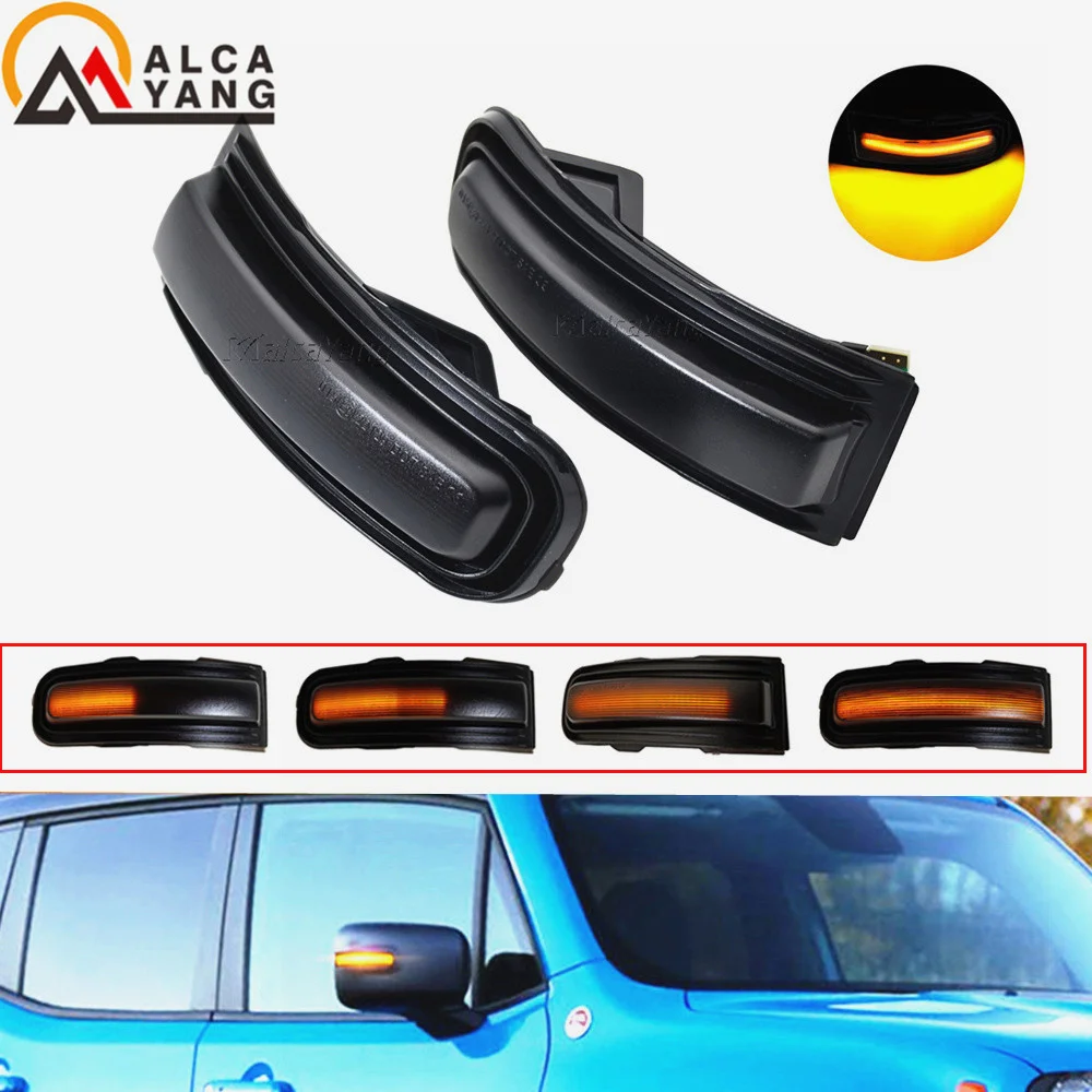 

2 шт. для Jeep Renegade 2015 2016 2017 2018 2019 2020 2021 2022 динамический светодиодный указатель поворота, мигалка, зеркало, мигалка