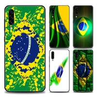 silicone case for samsung galaxy a10 a30 s a40 a50 a50s a60 a70 a80 a90 f41 f52 f12 a7 a9 2018 soft cover brazil brazilian flag