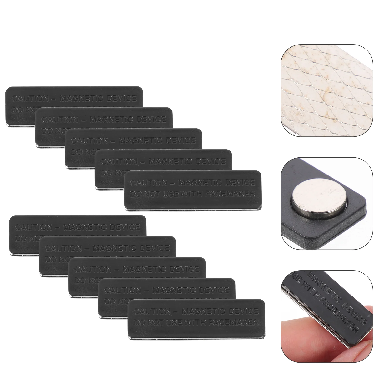 10 шт. магнит для бейджа именная бирка зажим ленты магнитные магниты держатели