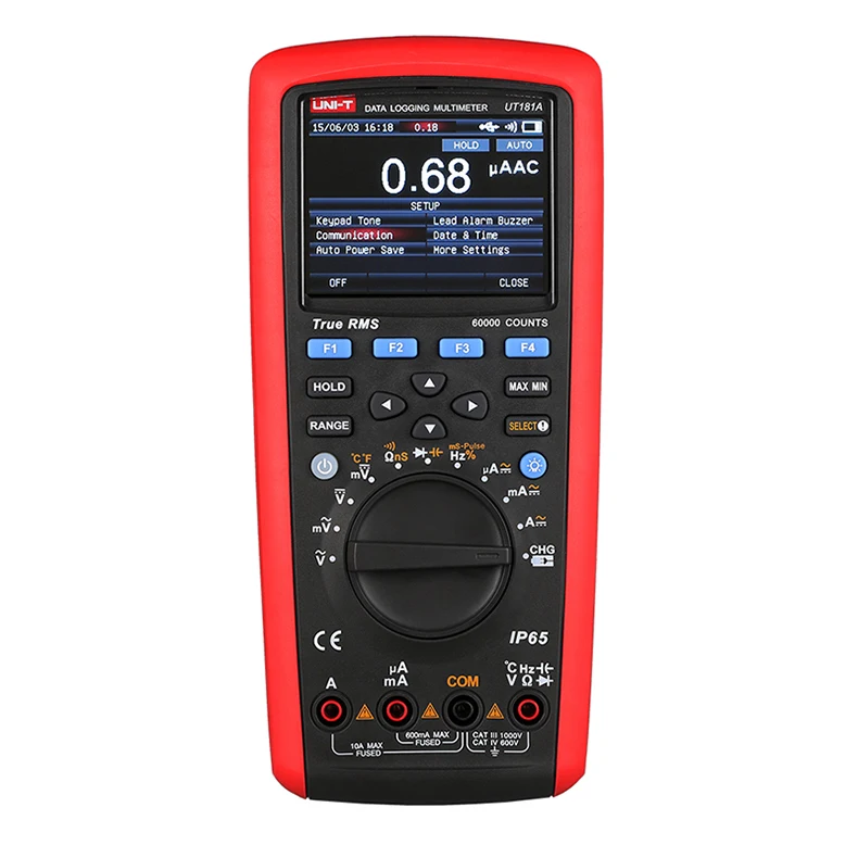 

UNI-T 60000 Counts TRMS UT181A Industrial Oscillographic Digital Multimeter with Data Recording Function
