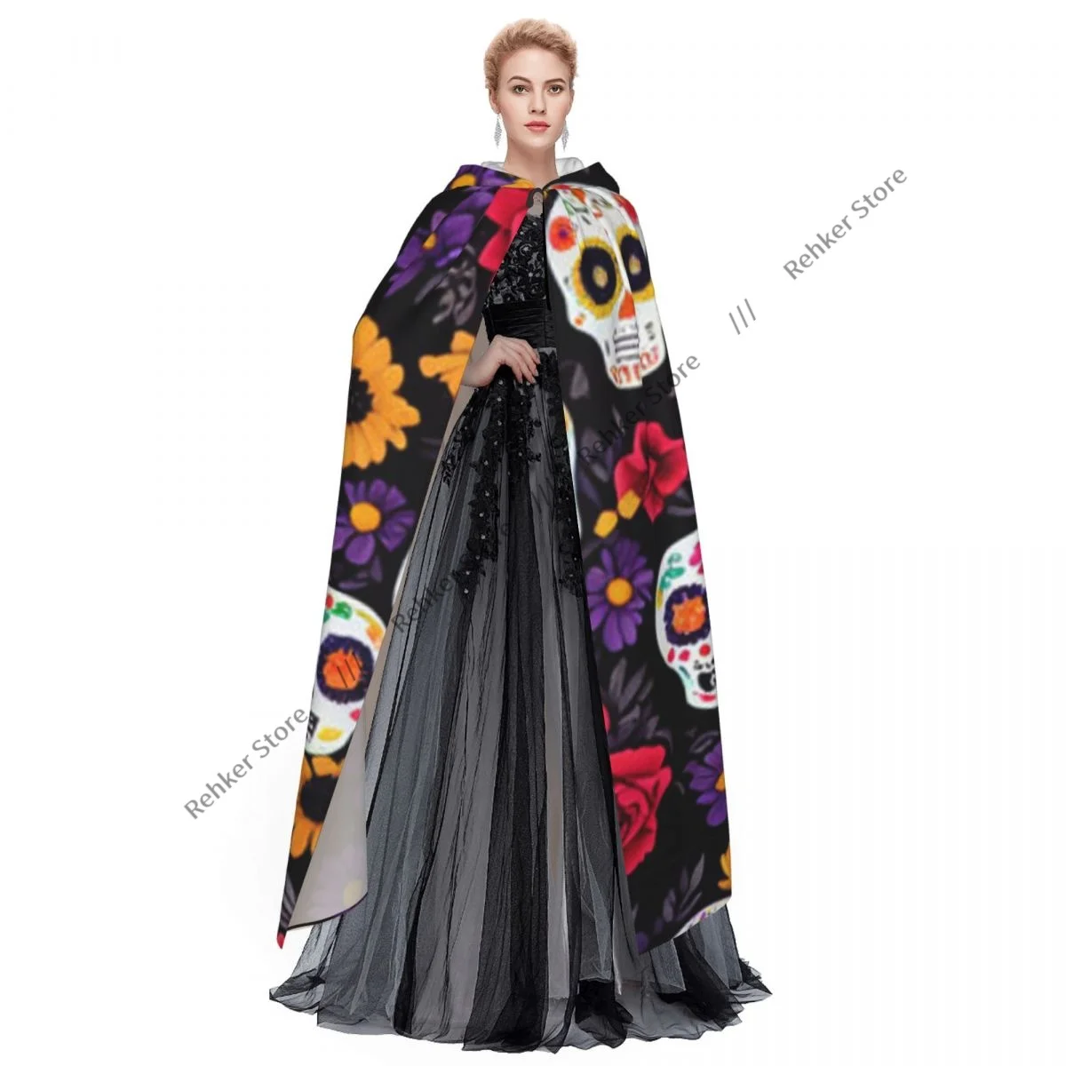 Дневной мертвой плащ с капюшоном для косплея