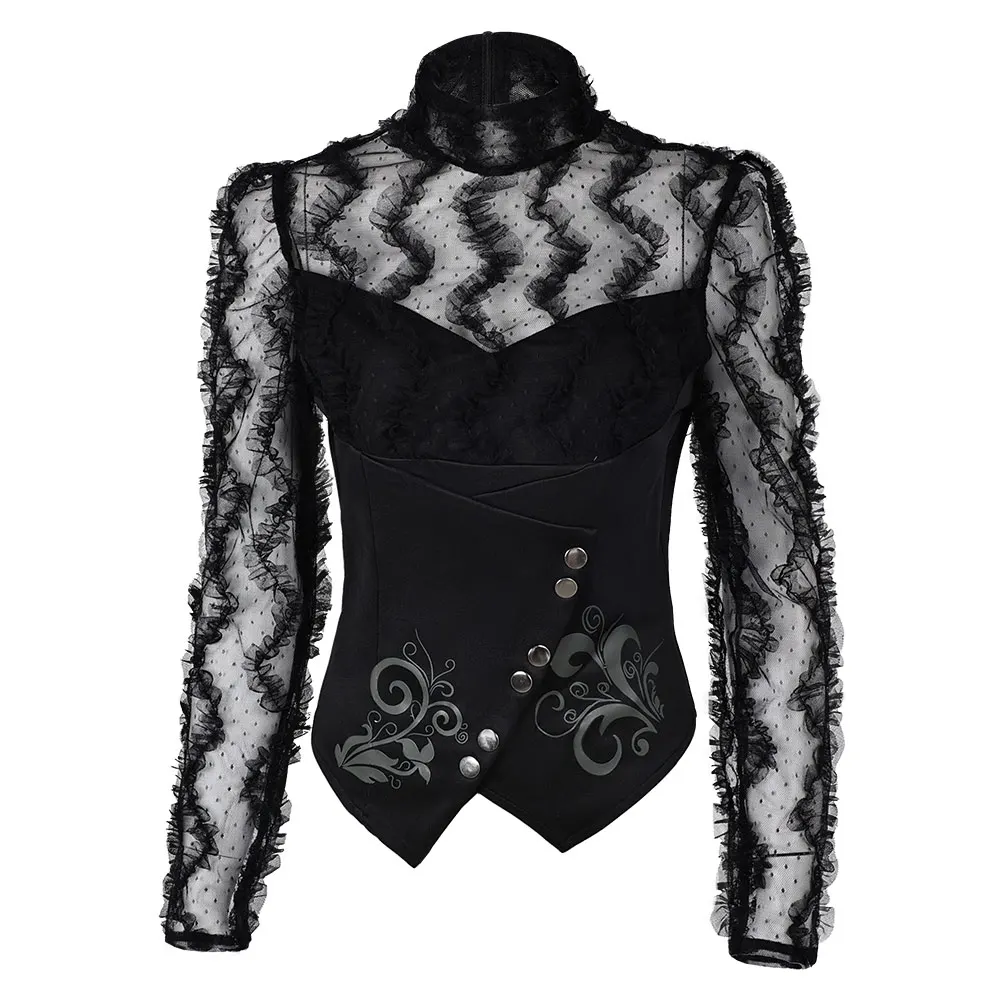 Wiked Маскировка Эльфаба Косплей Костюм Для Взрослых Женщин Ролевая Игра Черная