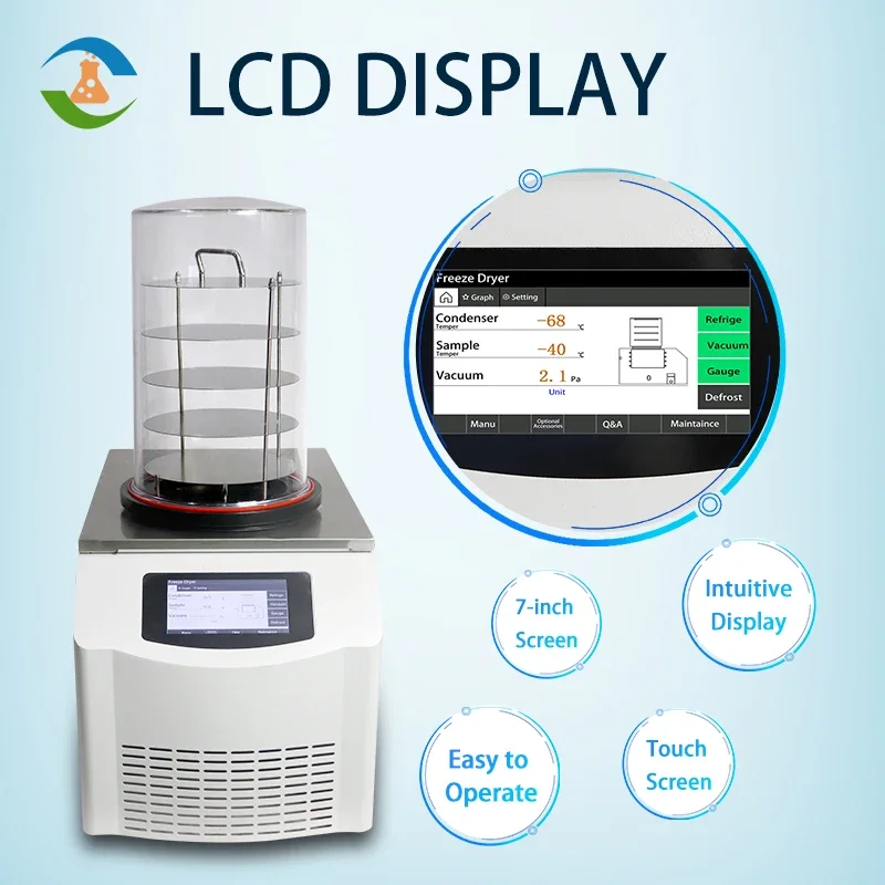 Лабораторный мини-настольный лиофилизатор
