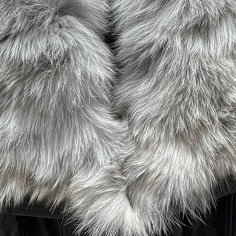 KoHuiJoo  2022 Autumn Winter Korean Fashon Leather Coat Women with Fur Collar Cotton Padded Jacket Multicolour Zippers Coats