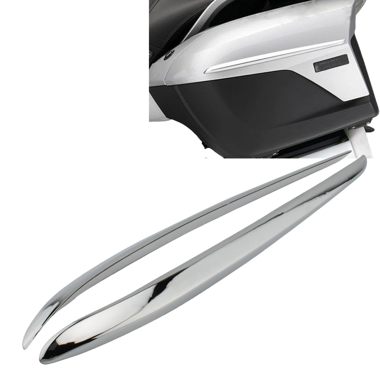 

Мотоциклетная хромированная боковая панель для хранения фотолампы для BMW K1600GTL 2011-2022