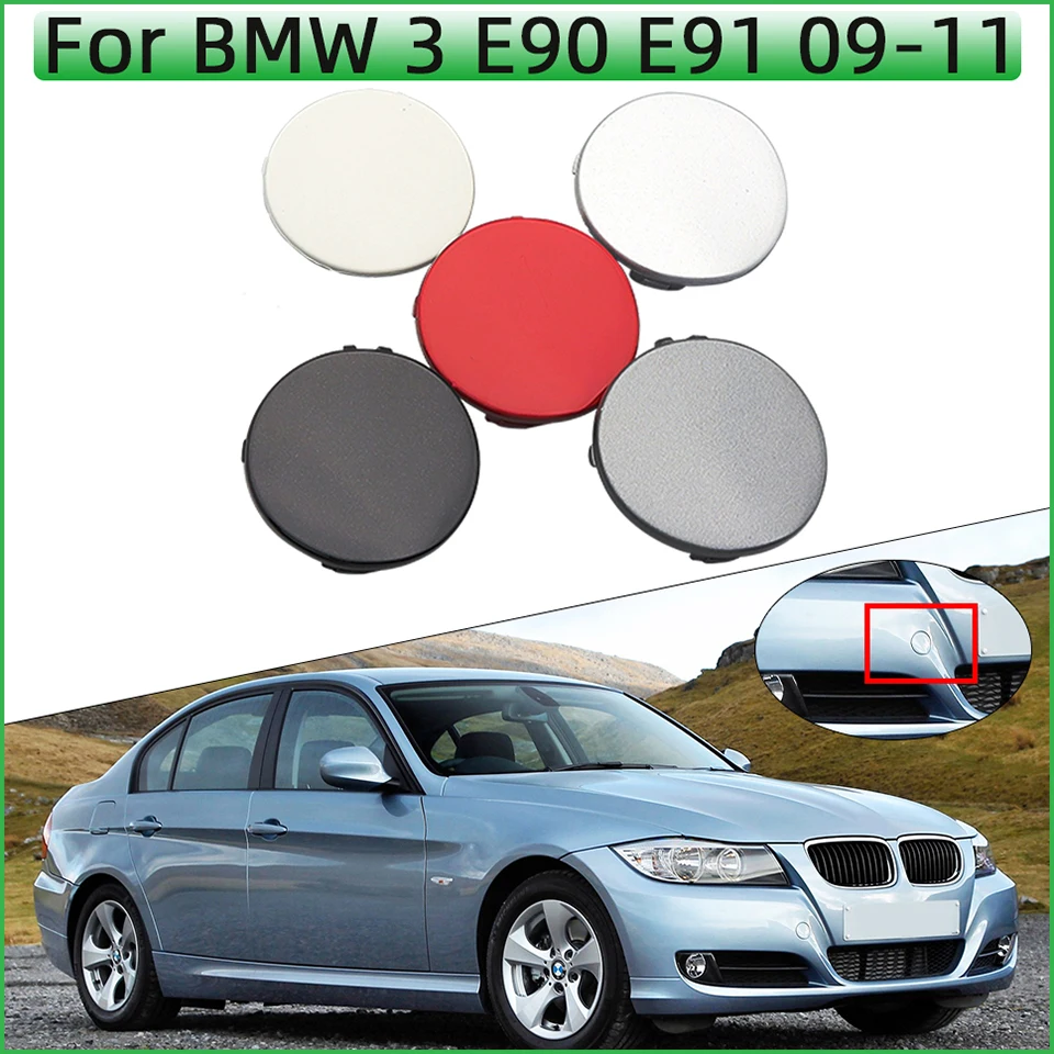 

Car Accessories Front Bumper Towing Hook Eye Cover Cap For BMW 3 E90 E91 LCI 320 323 325 328 2009 2010 2021 2012 Tow Hauling Lid