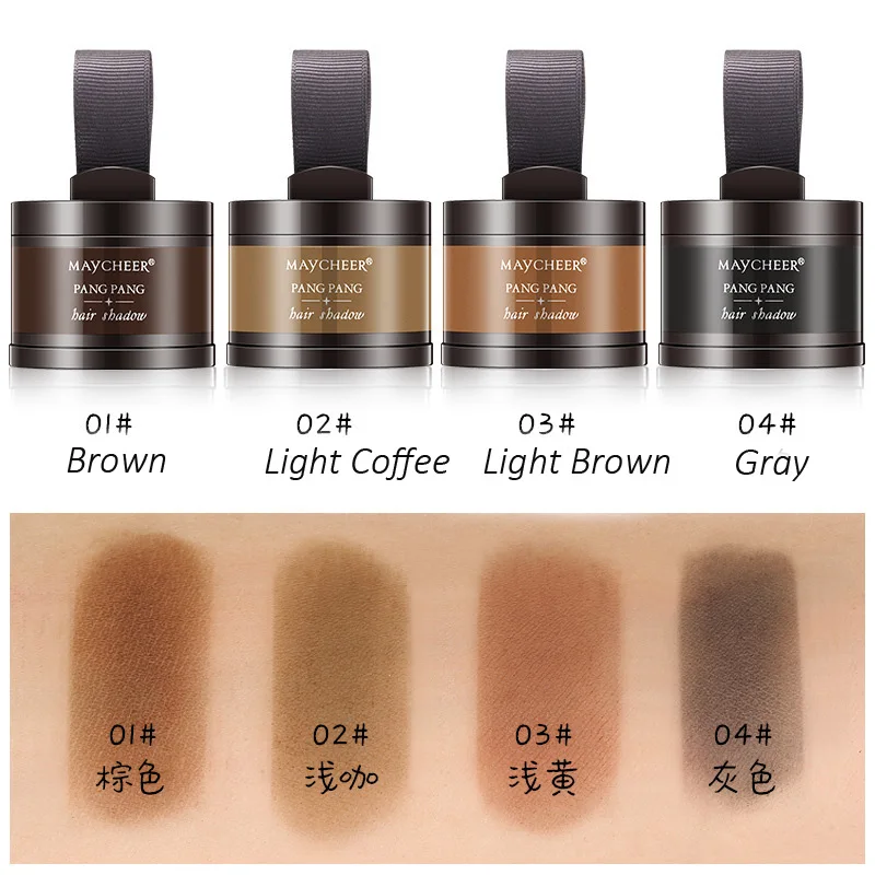 

Black Root Cover Up Natural Instant Hair Line Shadow Powder Hair Concealer Coverage 1pcs Volumizing Hair Fluffy Powder Instantly