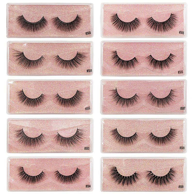 Искусственные ресницы из искусственной норки искусственные мягкие для макияжа