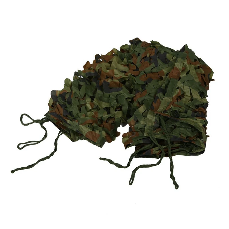

3Pcs 1Mx2m 39X78 Inch Woodland Camouflage Camo Net Cover Hunting Shooting Camping Army