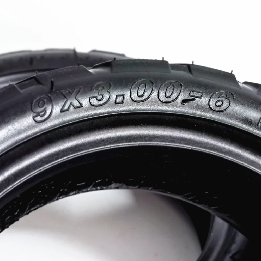 

1pc Brand New Tubeless Tire Rubber Tyre Scooter Parts Tubeless Tyre Vacuum Tyre Bicycle Accessories Black Color