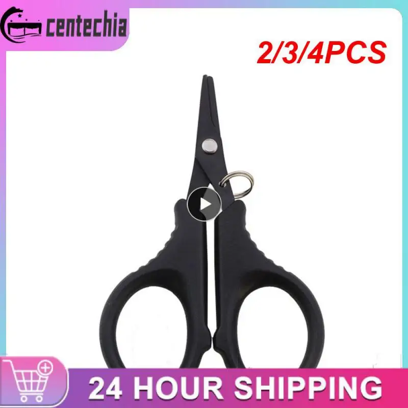 

2/3/4PCS Durable Fishing Pliers Scissor Scissors For Fishing Braid Scissors Fishing Scissors Stainless Steel Multifunction