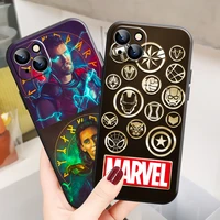 marvel the avengers iron man phone case for apple iphone 13 12 11 pro 12 13 mini x xr xs max se 6 6s 7 8 plus back black soft