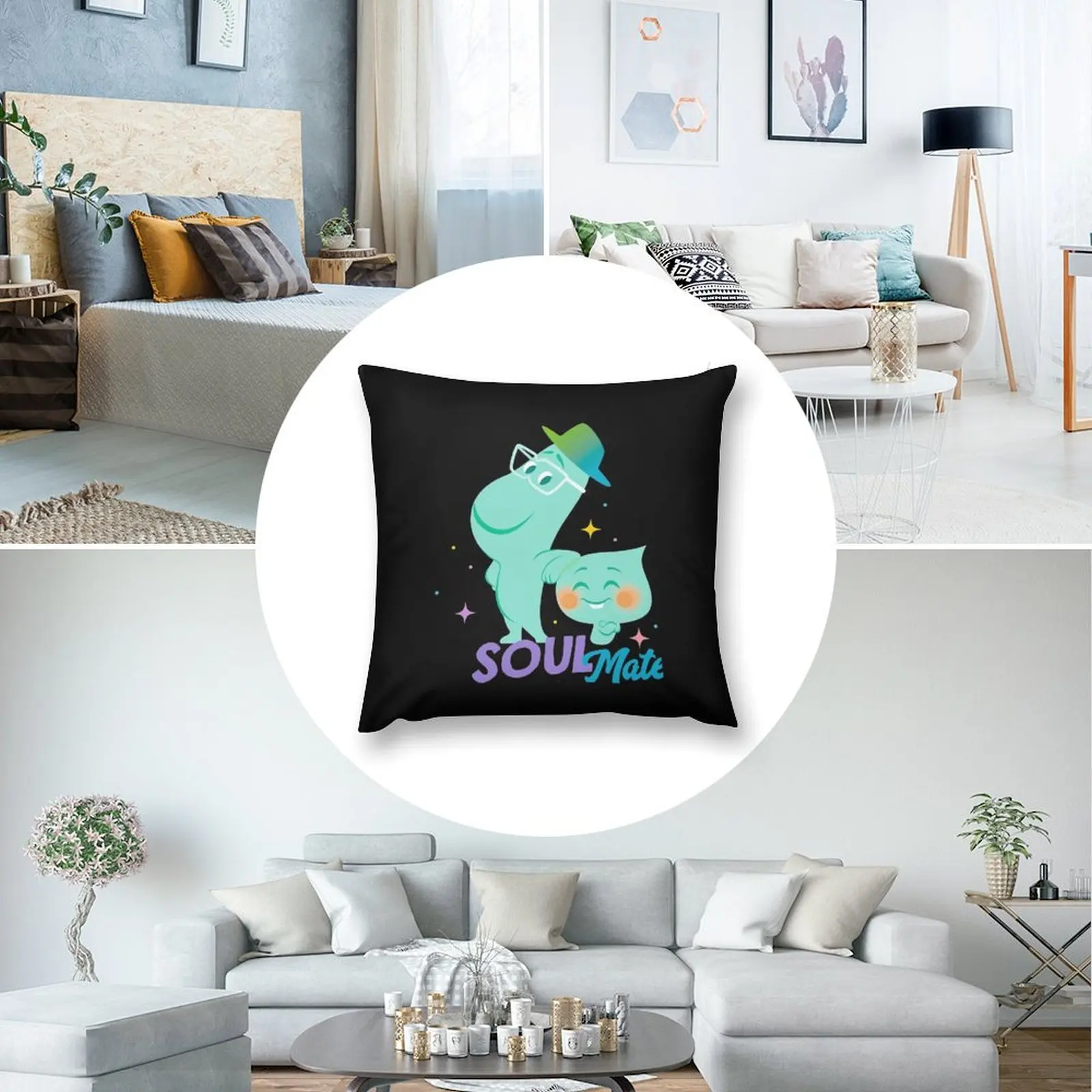 Декоративная подушка для души 22 Pixarss Joe Soul роскошные аксессуары дома