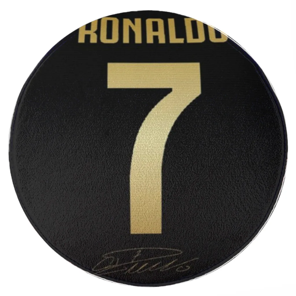 

CR7-Cristiano-Ronaldo-Printed Round Carpet Living Room bedroom carpet anti -sliding door yoga mat floor mats birthday gift