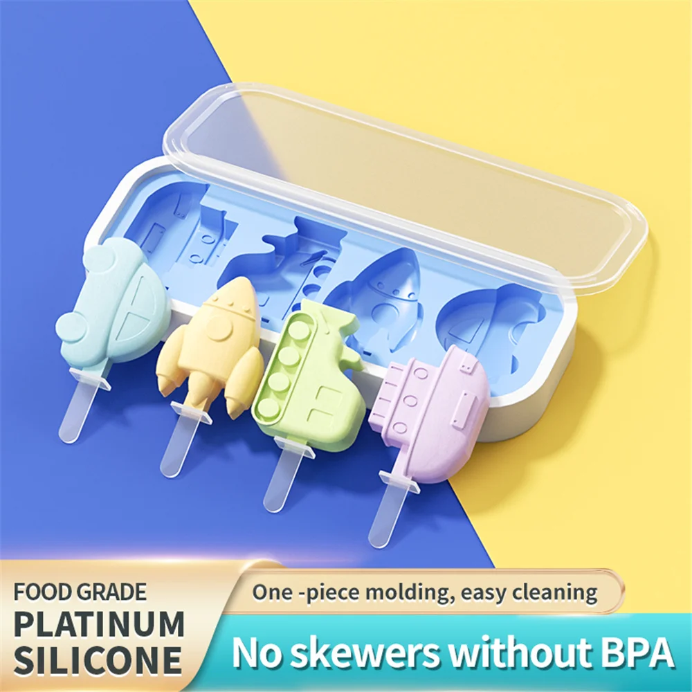 Силиконовая форма для мороженого легкая многоразовая приготовления лето