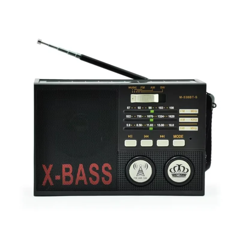 Фото Фонарь-лампа Xb-835Bt Waxiba, недорогой, со съемным литий-ионным аккумулятором, USB, TF, FM, SW, MW радио, с поддержкой USB и TF. №4