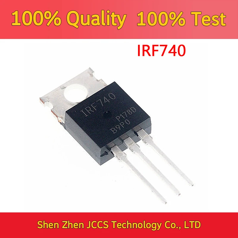 10 шт. IRF740 IRF740PBF 400 в 10 А MOSFET N-Chan TO-220 новый оригинальный