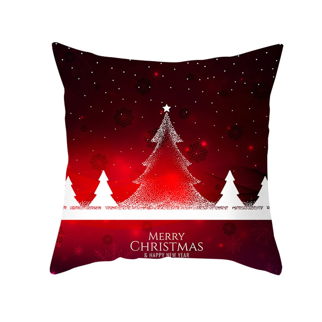 

Merry Christmas Cushion Cover Sofa Elk Christmas Decoration For Home 2021 Christmas Ornaments Natal Navidad New Year 2022