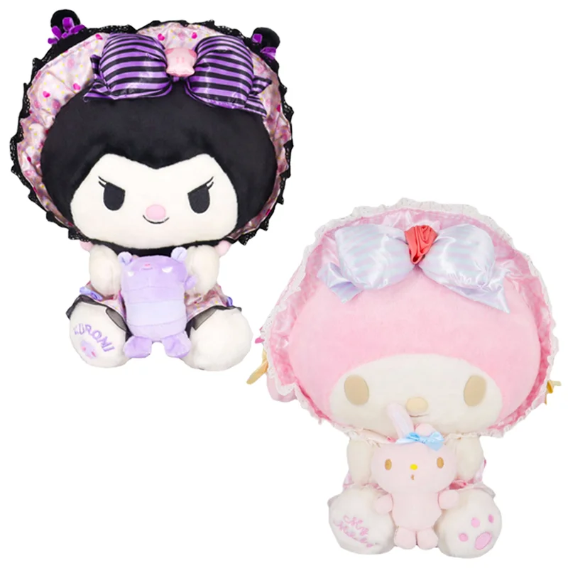 

40 см мультфильм Sanrioed My Melody Kuromi весенний кролик Серия плюшевые игрушки Kawaii аниме мягкая плюшевая кукла детский подарок на день рождения