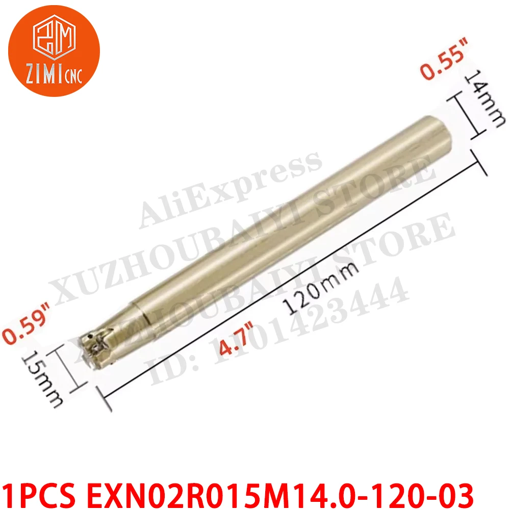 1 шт EXN02R015M14.0-120-03 Индексируемый расточный резец из вольфрамовой стали Держатель