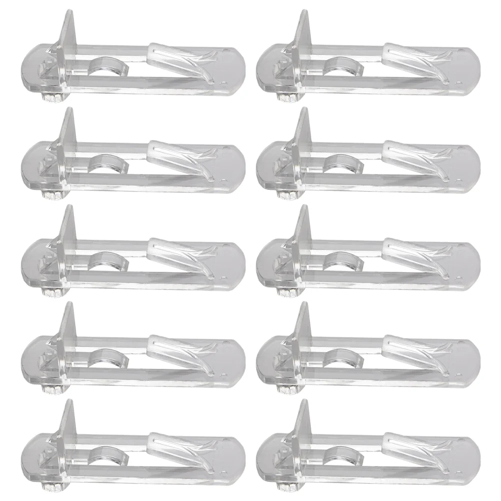 

30pcs Cupboard Shelf Pegs Transparent Shelf Support Clips for Home Store