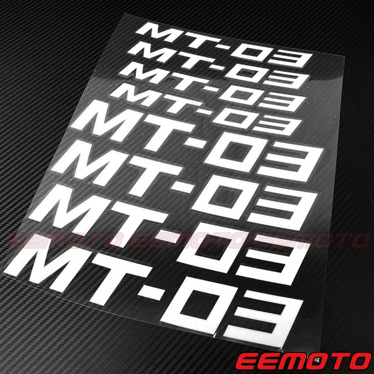 

8 X пользовательских переводных картинок обода колеса светоотражающие наклейки полосы водонепроницаемые мотоциклетные велосипеды для YAMAHA MT-03 MT03